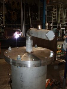 ステンレス機器 裏波溶接の配管